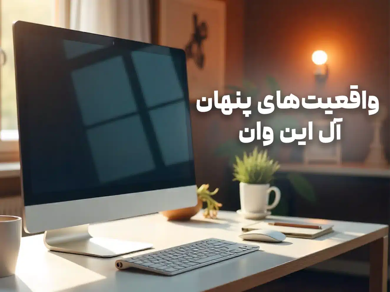 عکس All-in-One روی میز کار